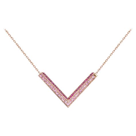 louis vuitton pink sapphire and diamond necklace price|Louis Vuitton Limited Edition Pink Sapphire Necklace .